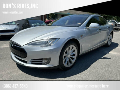 2013 Tesla Model S for sale at RON'S RIDES,INC in Bunnell FL