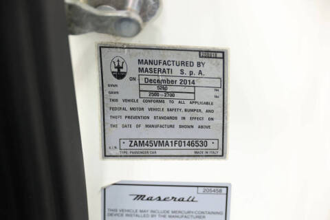 2015 Maserati GranTurismo