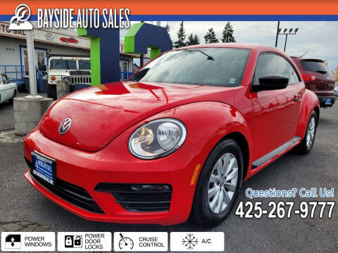 2018 Volkswagen Beetle for sale at BAYSIDE AUTO SALES in Everett WA
