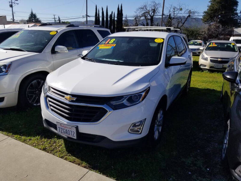 2018 Chevrolet Equinox for sale at SAVALAN AUTO SALES in Gilroy CA