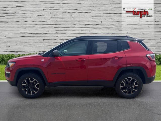 Used 2019 Jeep Compass Trailhawk with VIN 3C4NJDDB9KT646052 for sale in Dubuque, IA