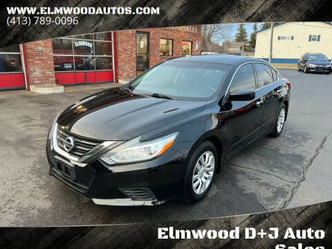 2016 Nissan Altima for sale at Elmwood D+J Auto Sales in Agawam MA
