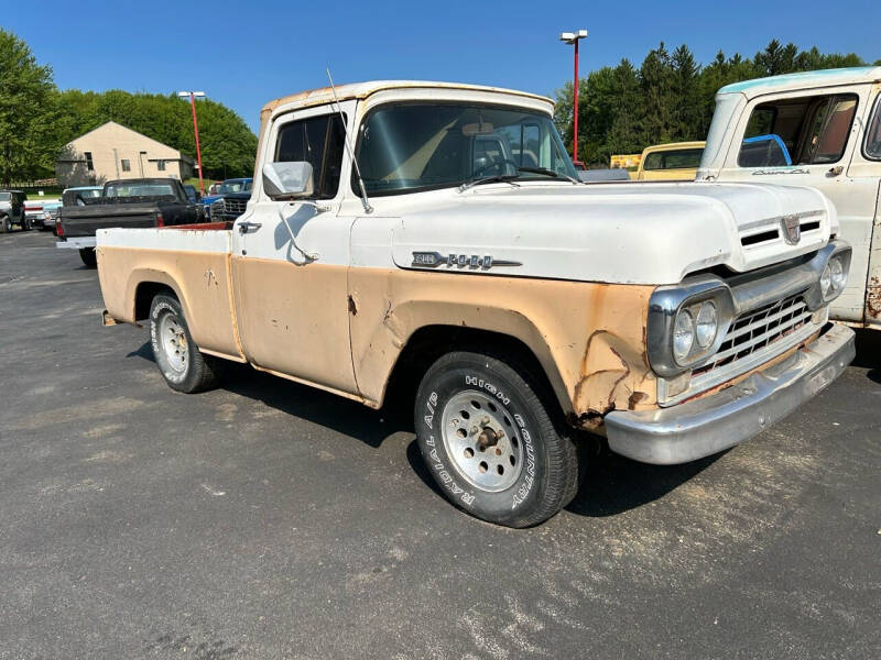 1960 Ford F-100 for sale at FIREBALL MOTORS LLC in Lowellville OH