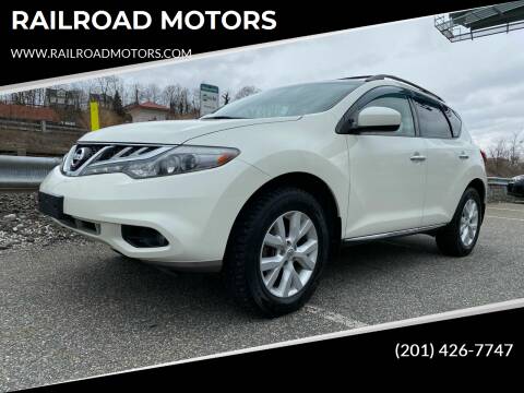 2011 Nissan Murano for sale at RAILROAD MOTORS in Hasbrouck Heights NJ