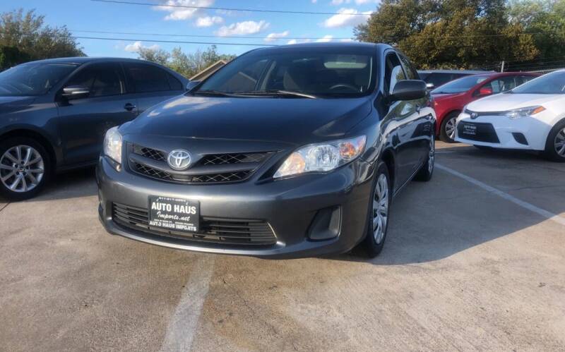 2012 Toyota Corolla for sale at Auto Haus Imports in Grand Prairie TX