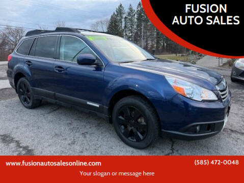 2011 Subaru Outback for sale at FUSION AUTO SALES in Spencerport NY