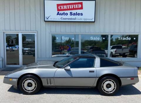 1984 Chevrolet Corvette for sale at Certified Auto Sales in Des Moines IA