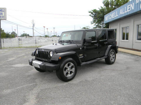 2013 Jeep Wrangler Unlimited for sale at MITCHELL ALLEN MOTOR CO in Montgomery AL