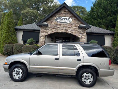 2002 Chevrolet Blazer for sale at Hoyle Auto Sales in Taylorsville NC