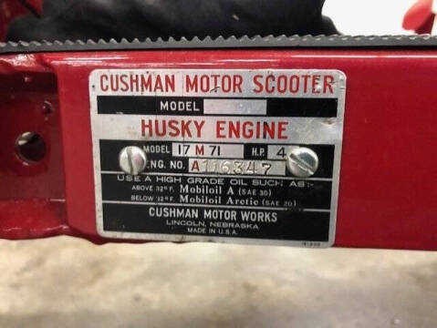 1948 Cushman Model 59 Package Car