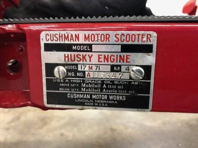 1948 Cushman Model 59 Package Car