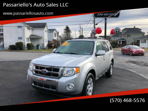 2011 Ford Escape for sale at Passariello's Auto Sales LLC in Old Forge PA