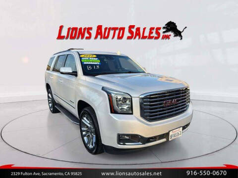 2018 GMC Yukon for sale at LIONS AUTO SALES in Sacramento CA