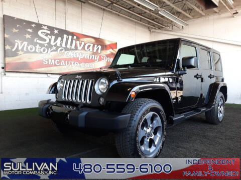 2017 Jeep Wrangler Unlimited for sale at TrucksForWork.net in Mesa AZ