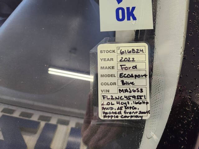 2022 Ford EcoSport S
