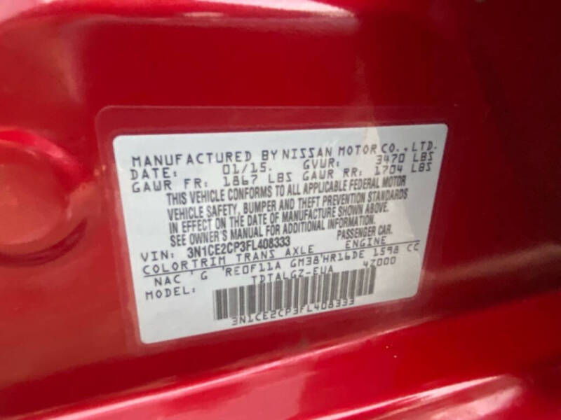 2015 Nissan Versa Note S