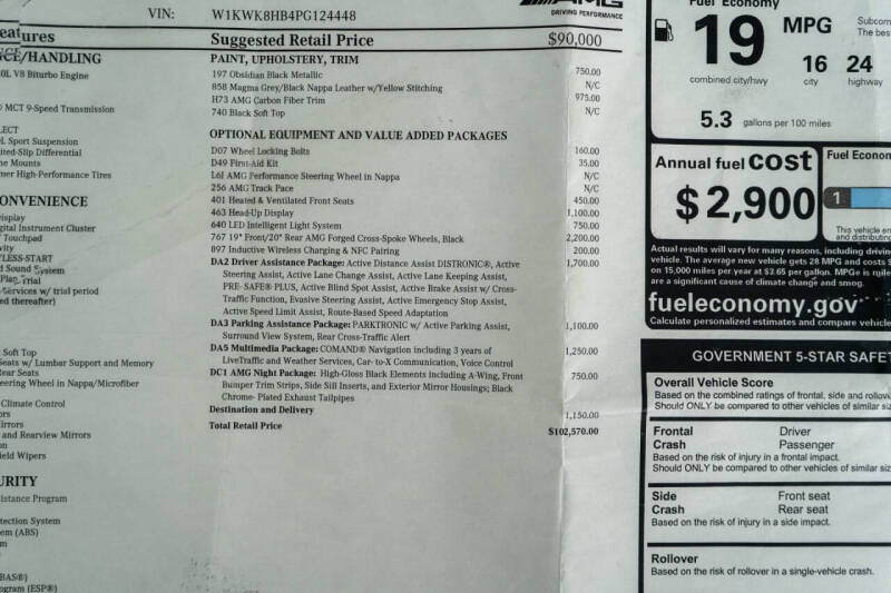 2023 Mercedes-Benz C-Class AMG C 63 S