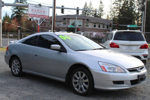 2006 Honda Accord for sale at Sarabi Auto Sale in Puyallup WA
