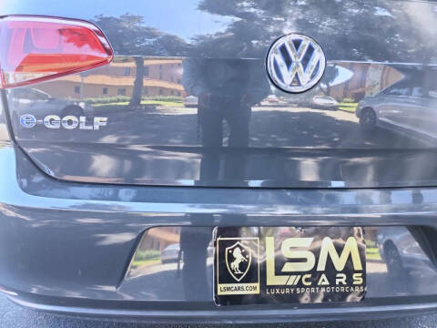 2016 Volkswagen e-Golf SE