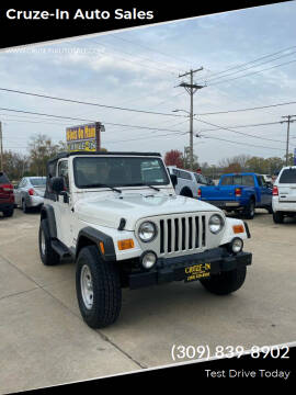 2004 Jeep Wrangler for sale at Cruze-In Auto Sales in East Peoria IL