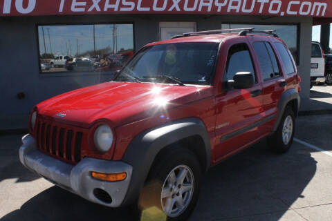 2004 Jeep Liberty for sale at Texas Luxury Auto in Cedar Hill TX
