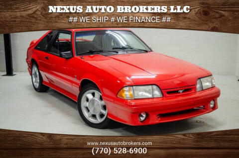 1993 Ford Mustang SVT Cobra for sale at Nexus Auto Brokers LLC in Marietta GA