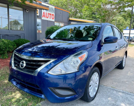 2018 Nissan Versa for sale at Town Auto in Chesapeake VA