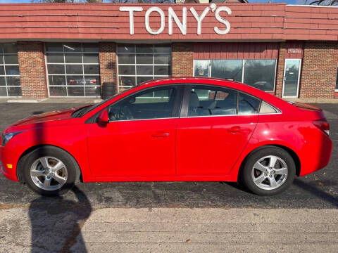 2014 Chevrolet Cruze for sale at Tonys Car Sales in Richmond IN