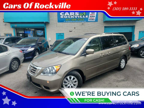 2010 Honda Odyssey for sale at Cars Of Rockville in Rockville MD