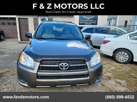 2010 Toyota RAV4 for sale at F & Z MOTORS LLC in Vernon Rockville CT