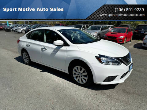 2016 Nissan Sentra for sale at Sport Motive Auto Sales in Seattle WA