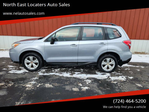 2015 Subaru Forester for sale at North East Locaters Auto Sales in Indiana PA