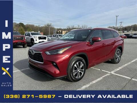 2022 Toyota Highlander for sale at Impex Auto Sales in Greensboro NC