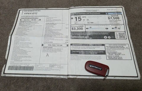 2016 Dodge Viper GTC