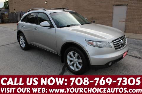2005 Infiniti FX35 for sale at Your Choice Autos in Posen IL