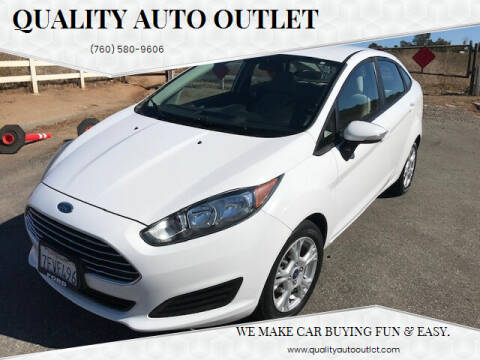2014 Ford Fiesta for sale at Quality Auto Outlet in Vista CA