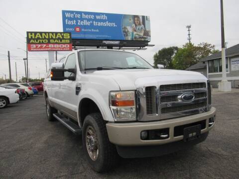 2010 Ford F-250 Super Duty for sale at Hanna's Auto Sales in Indianapolis IN