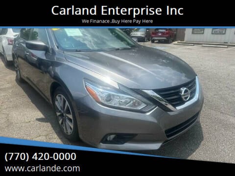 2017 Nissan Altima for sale at Carland Enterprise Inc in Marietta GA