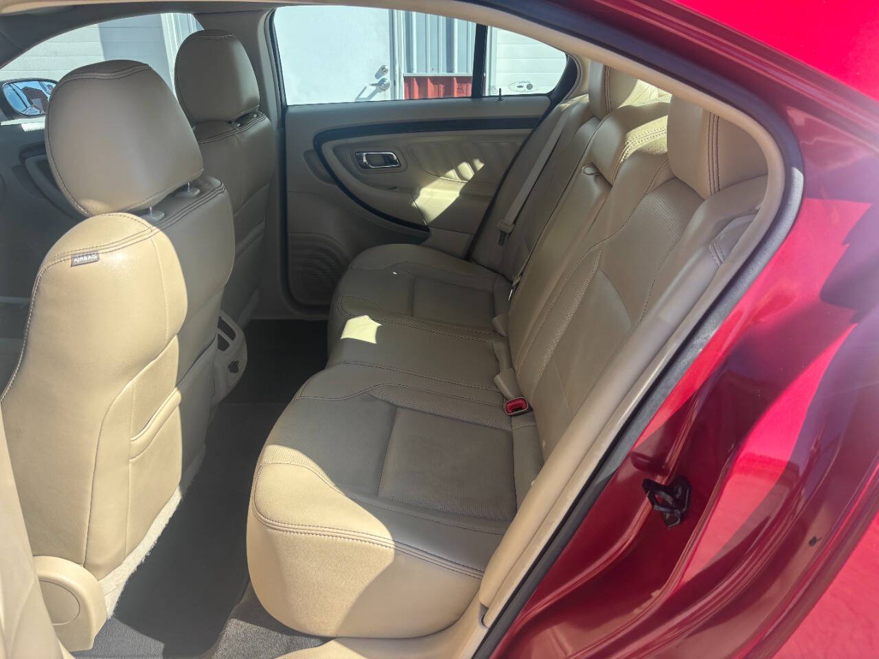 Red 2015 Ford Taurus Limited Limited 4dr Sedan 13