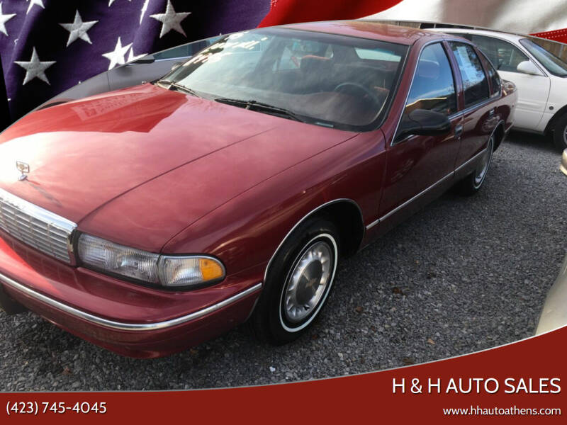 1996 Chevrolet Caprice for sale at H & H Auto Sales in Athens TN