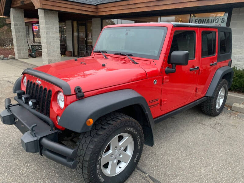2014 Jeep Wrangler Unlimited for sale at Leonard Enterprise Used Cars in Orion Township MI