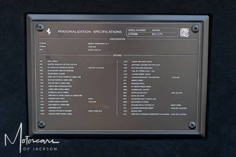 2022 Ferrari 812 GTS