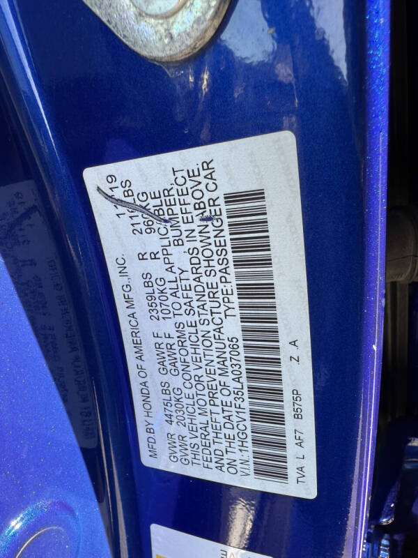 2020 Honda Accord Sport