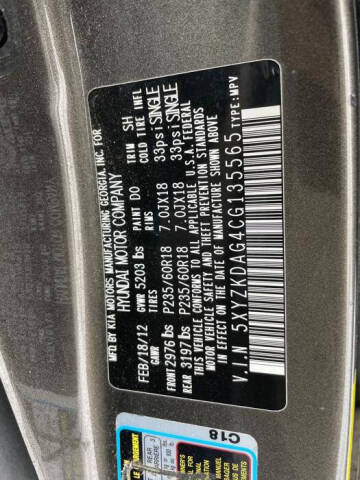 2012 Hyundai Santa Fe Limited