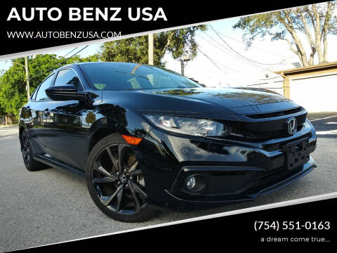 2019 Honda Civic for sale at AUTO BENZ USA in Fort Lauderdale FL