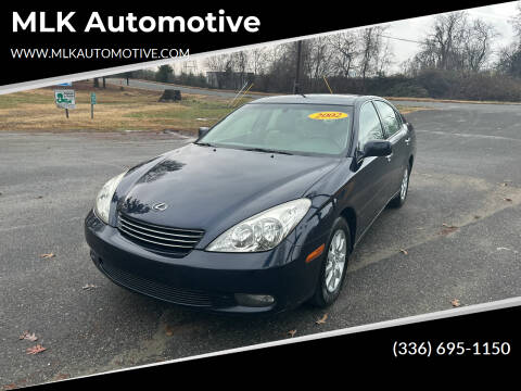 2002 Lexus ES 300 for sale at MLK Automotive in Winston Salem NC