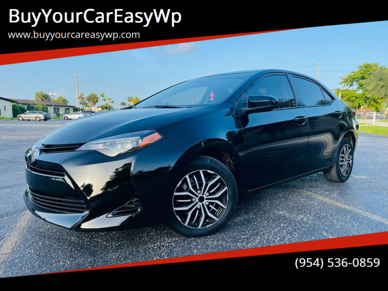 2017 Toyota Corolla for sale at BuyYourCarEasyWp in West Park FL