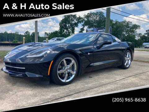 2014 Chevrolet Corvette for sale at A & H Auto Sales in Clanton AL