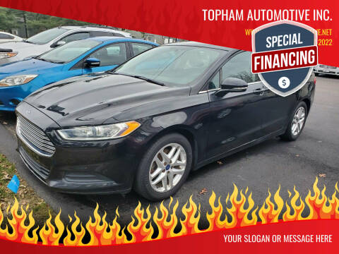 2016 Ford Fusion for sale at Topham Automotive Inc. in Middleboro MA