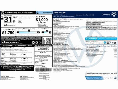 2024 Volkswagen Taos SE